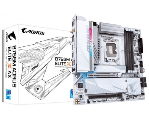 PLACA BASE GIGABYTE B760M AORUS ELITE X AX 1700 MATX 4XDDR5